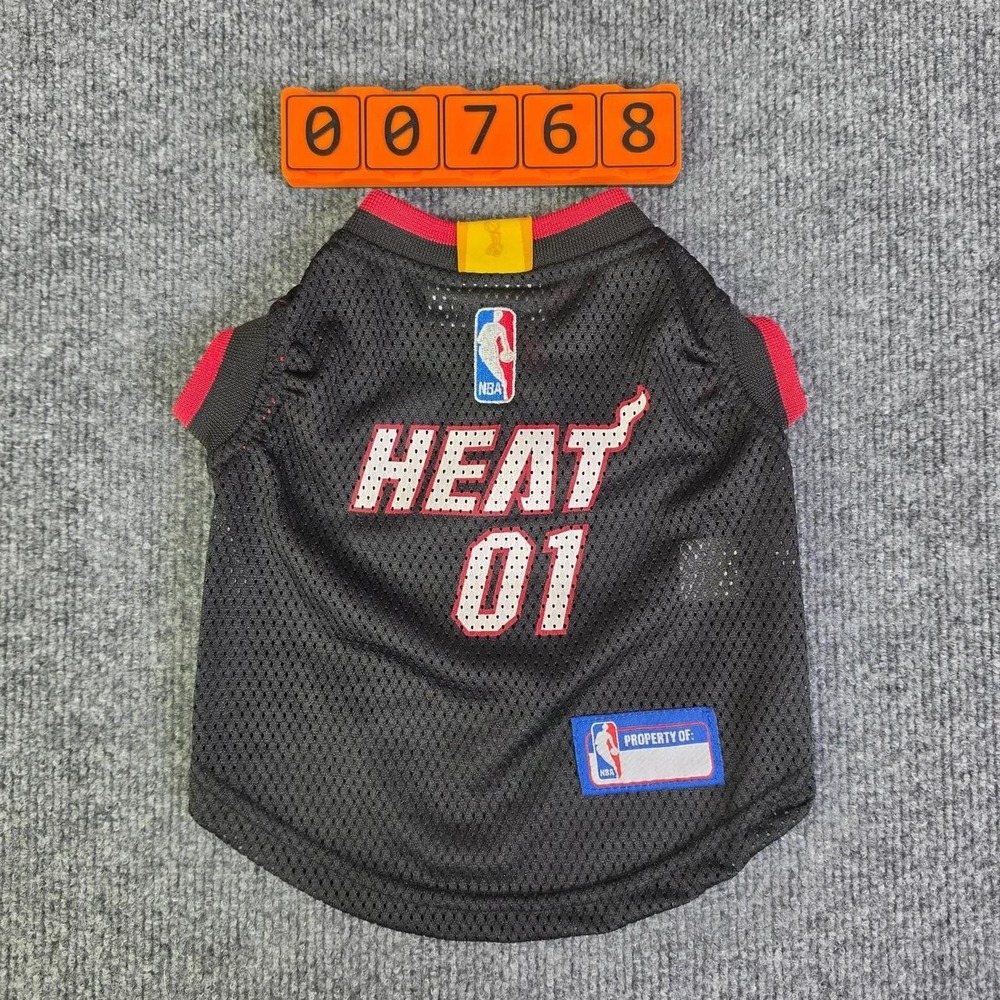 NBA Miami Heat Jersey Dog / Cat Vest. Size Small